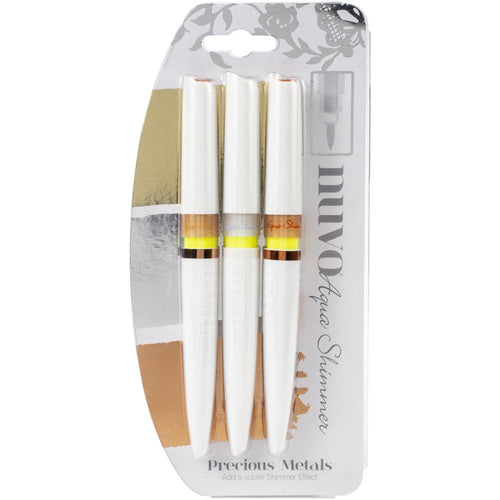 Aqua shimmer precious metals by Nuvo
