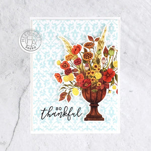 Autumn Arrangement rub on transfer set by Hero arts