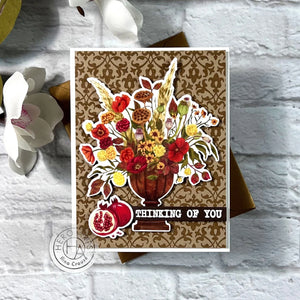 Autumn Arrangement rub on transfer set by Hero arts