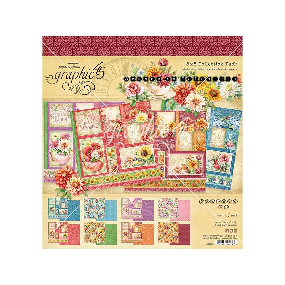 season to celebrate 8x8 paper by Graphic 45