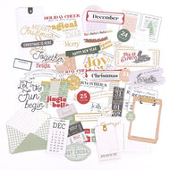 Sleigh bells Ring sentiment ephemera by Spellbinders