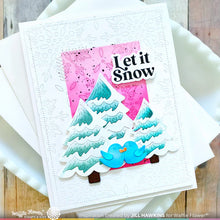 Load image into Gallery viewer, Snow capped tree die set by waffle flower