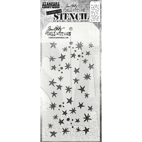 spellbound star stencil by tim holtz & Stampers anonymous