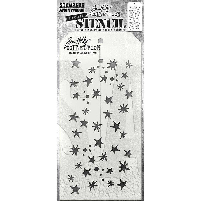 spellbound star stencil by tim holtz & Stampers anonymous