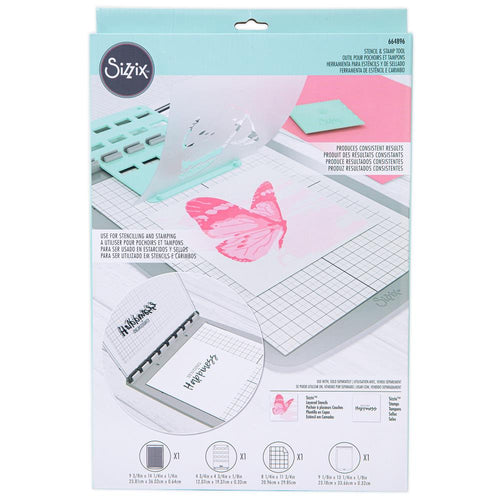 stamp stencil tool by Sizzix