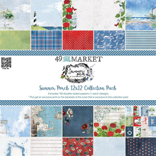 Summer porch 12 x 12 collection paper  by 49 and market