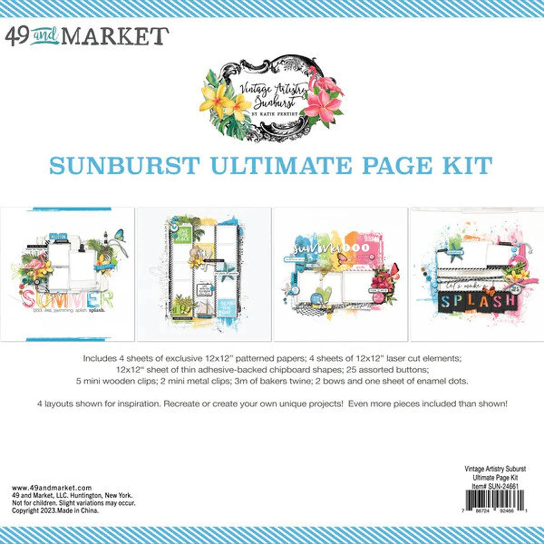 sunburst ultimate page kit by 49 and market