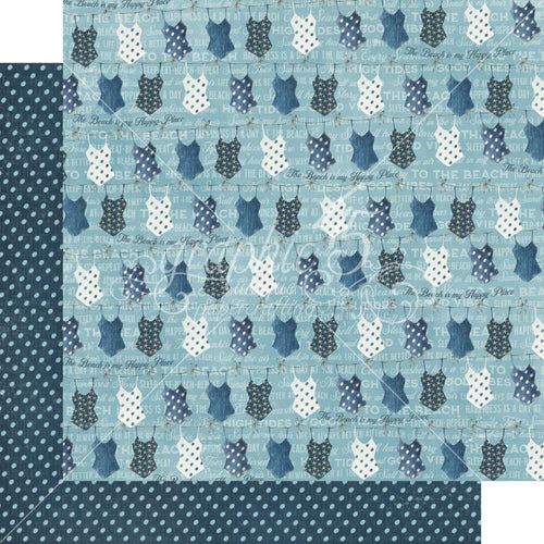 the beach is calling take a dip paper by Graphic 45