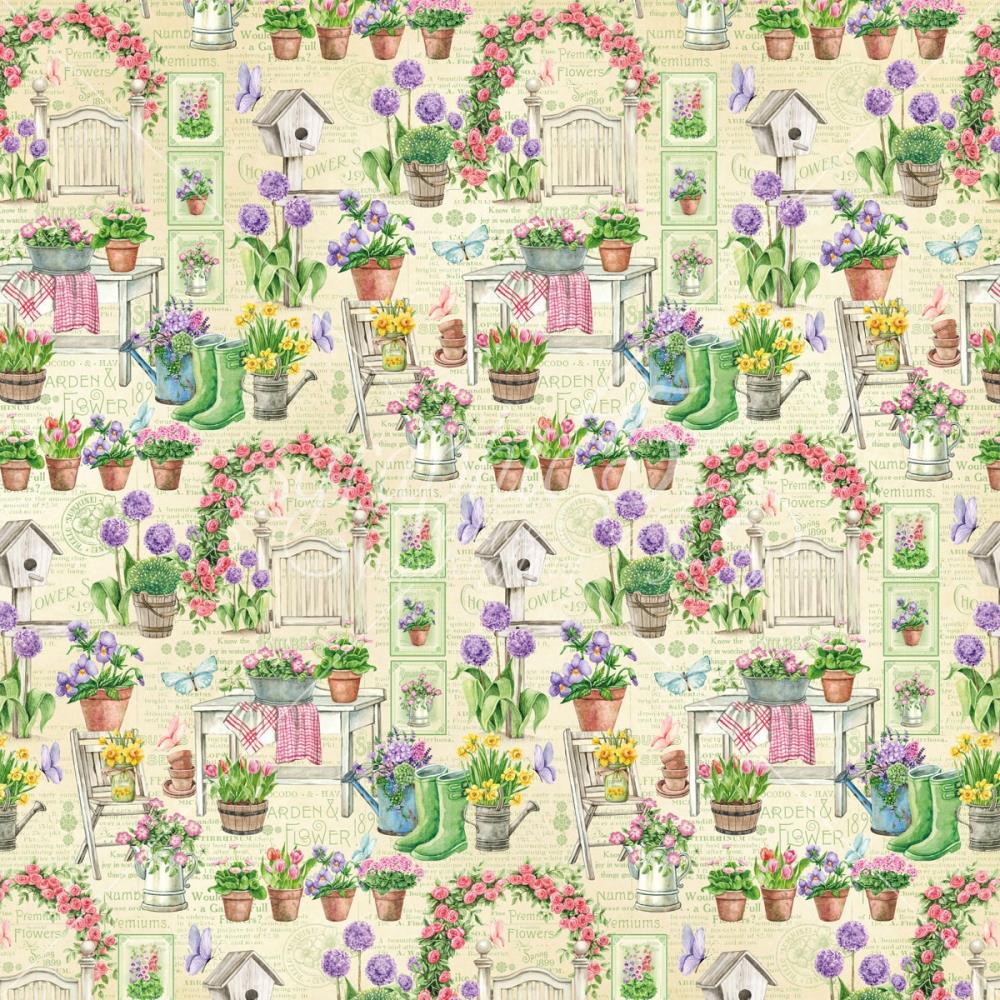 grow with love tip toe paper  by Graphic 45