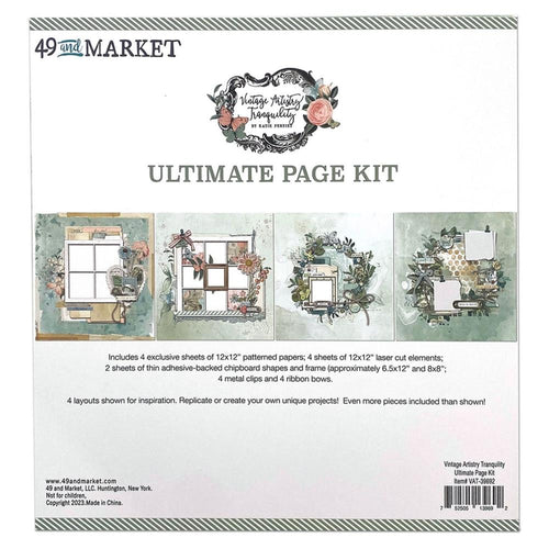 ultimate page  kit tranquility 49 and market