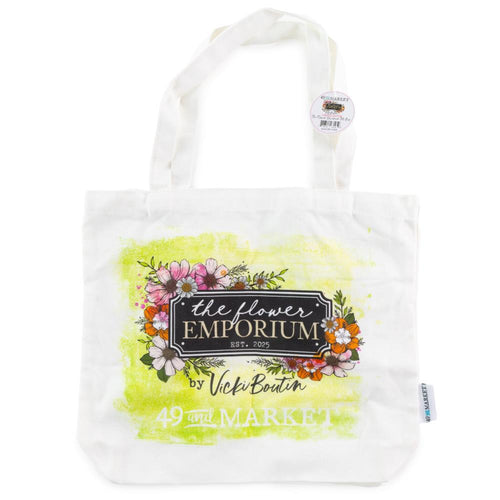 The Flower emporium canvas tote bag by 49 and market