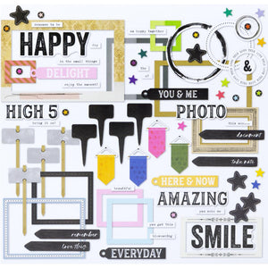 The Flower emporium chipboard pieces by 49 and market
