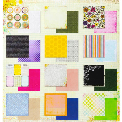 The Flower emporium 12 x 12 patterns pad by 49 and market