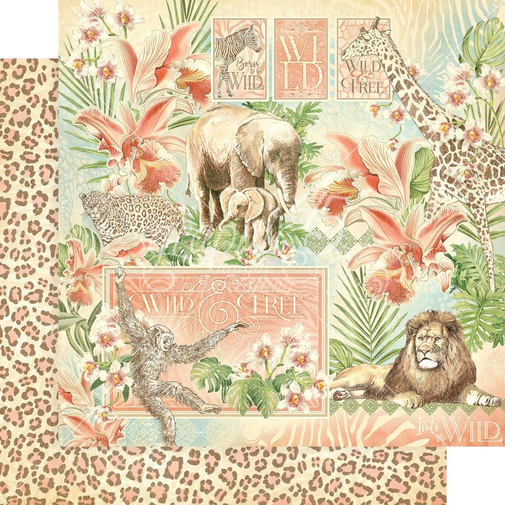 wild and free paper by graphic 45