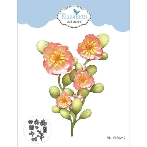 wild flower 3 die set by Elizabeth craft designs