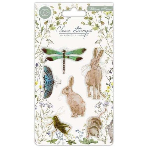 wildflower meadow stamp set by craft consortium