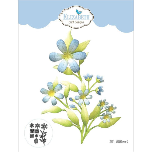 wild flower 2 die set by Elizabeth craft designs