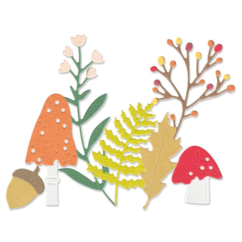 winter nature die set by sizzix