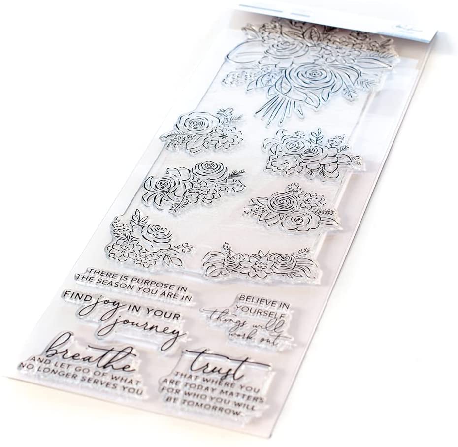 Joyful Bouquet stamp by pinkfresh