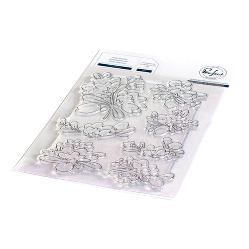 Citrus bloom stamp die stencil set by pinkfresh