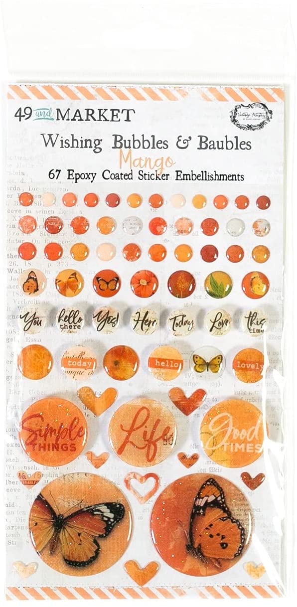 Mango wishing bubbles & Baubles by 49 and market