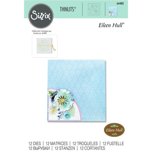 folio page pocket & flowers die by Sizzix & Eileen Hull