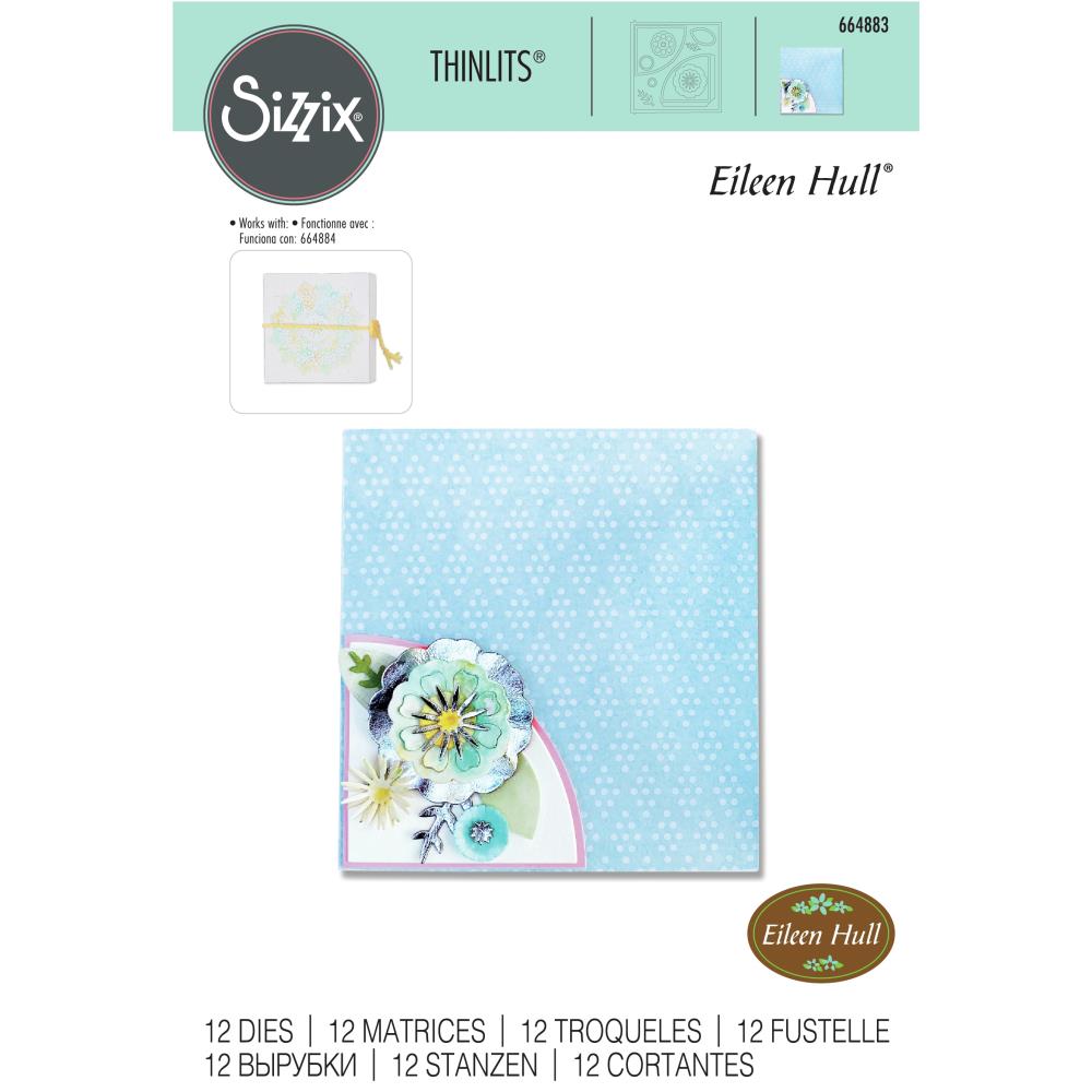 folio page pocket & flowers die by Sizzix & Eileen Hull