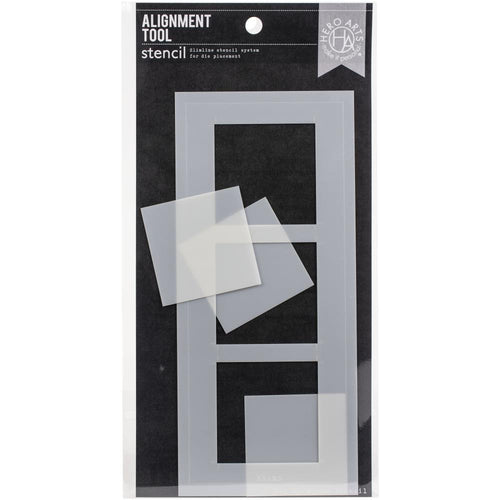 slimline alignment stencil tool set by Hero Arts