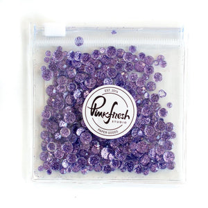 amethyst purple glitter drops by pinkfresh