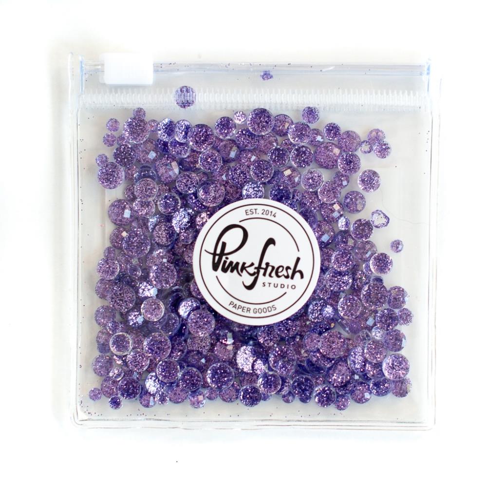 amethyst purple glitter drops by pinkfresh