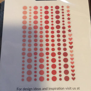 Tea party enamel dots  by Altenew blue