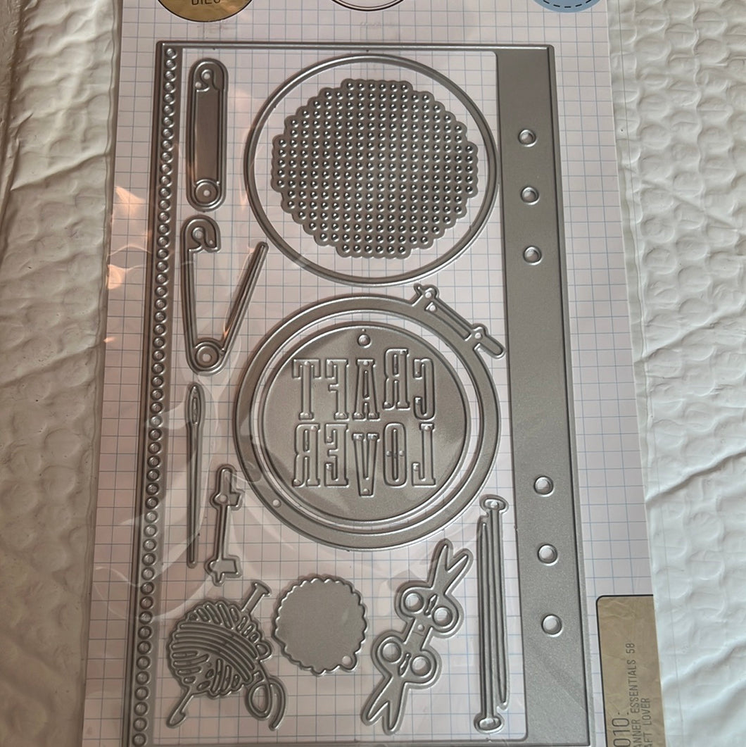 craft lover planner  essential 58 die set by Elizabeth Craft designs