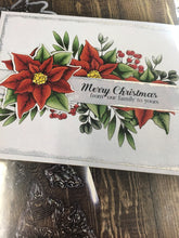 Load image into Gallery viewer, Poinsettias stamp and  die by Photoplay
