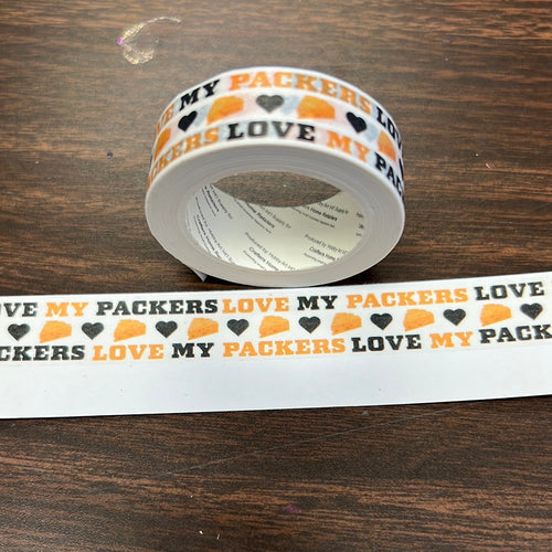 wisconsin packers washi tape