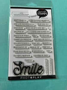 Smile  stamp set by photoplay