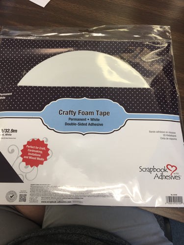 Crafty foam tape large roll scrapbook adhesives