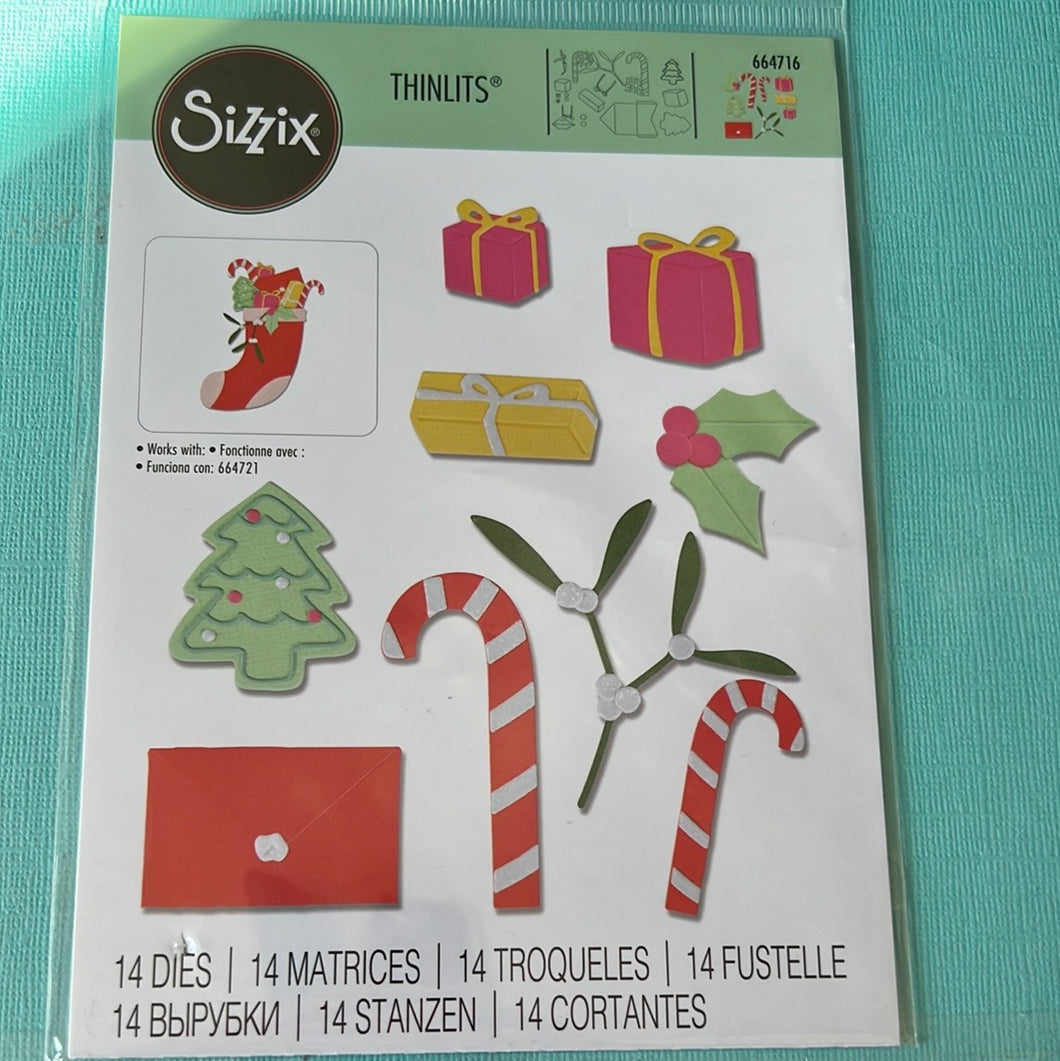 Stocking fillers die set  by Sizzix