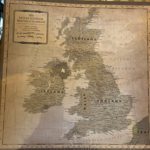 United Kingdom cartography paper by carta Bella