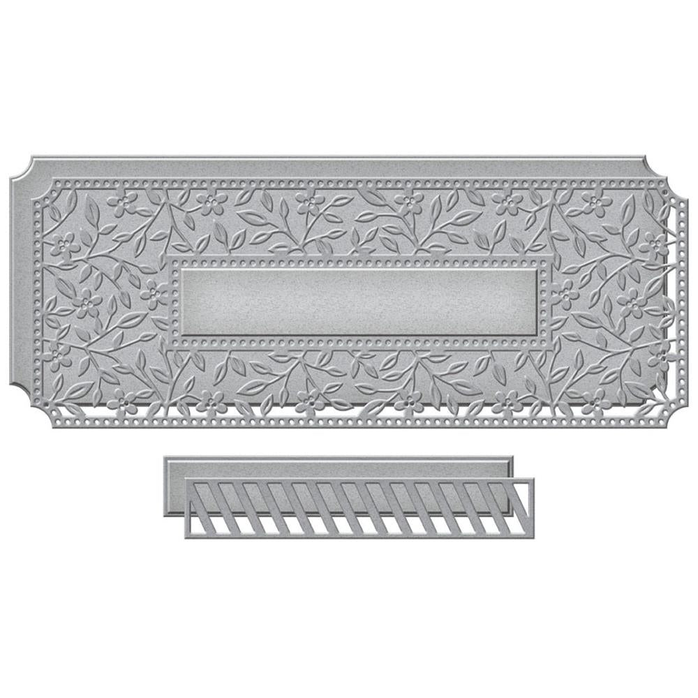 Flowering slimline die by spellbinders