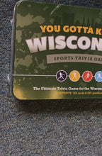 Load image into Gallery viewer, You gotta know Wisconsin sports trivia game