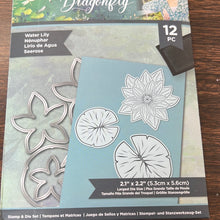 Load image into Gallery viewer, Water Lily die and stamp set by crafters company