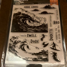 Load image into Gallery viewer, Barrel wave color layering stamp &amp; die set by Hero arts