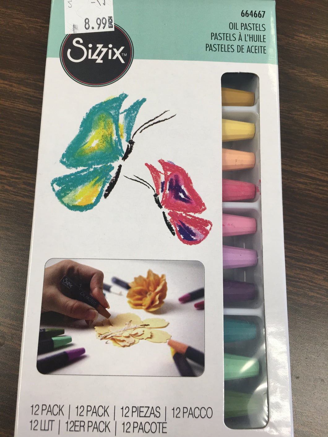 Oil pastels by Sizzix 664667