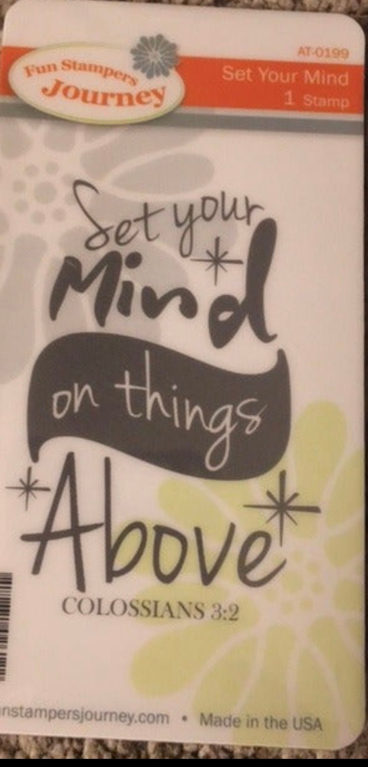 Set your mind stamp by spellbinders
