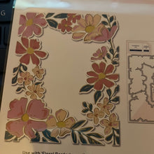 Load image into Gallery viewer, floral border foil plate  by pinkfresh