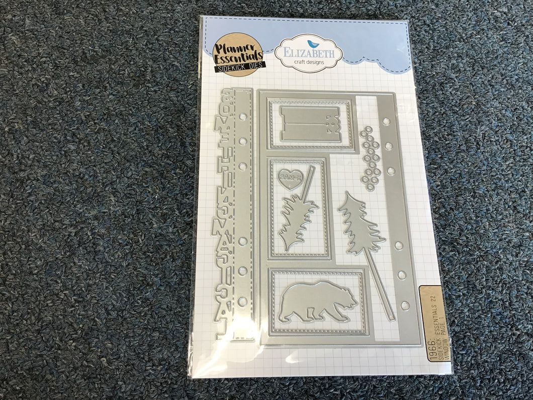 Sidekick essential window 22 die set by Elizabeth Crafts