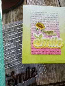 Smile  stamp set by photoplay