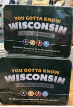 Load image into Gallery viewer, You gotta know Wisconsin sports trivia game