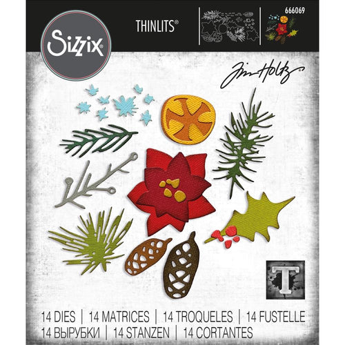 Modern festive die set by Sizzix Tim holtz