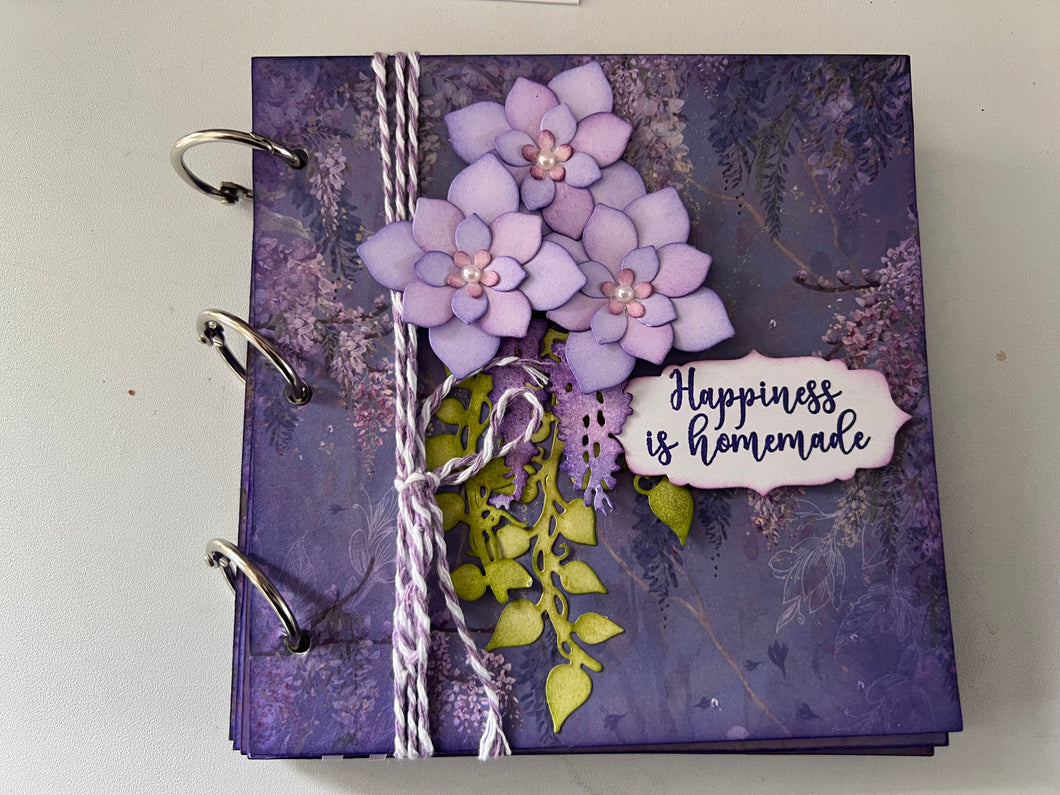 Wisteria 6 x 6 album class virtual